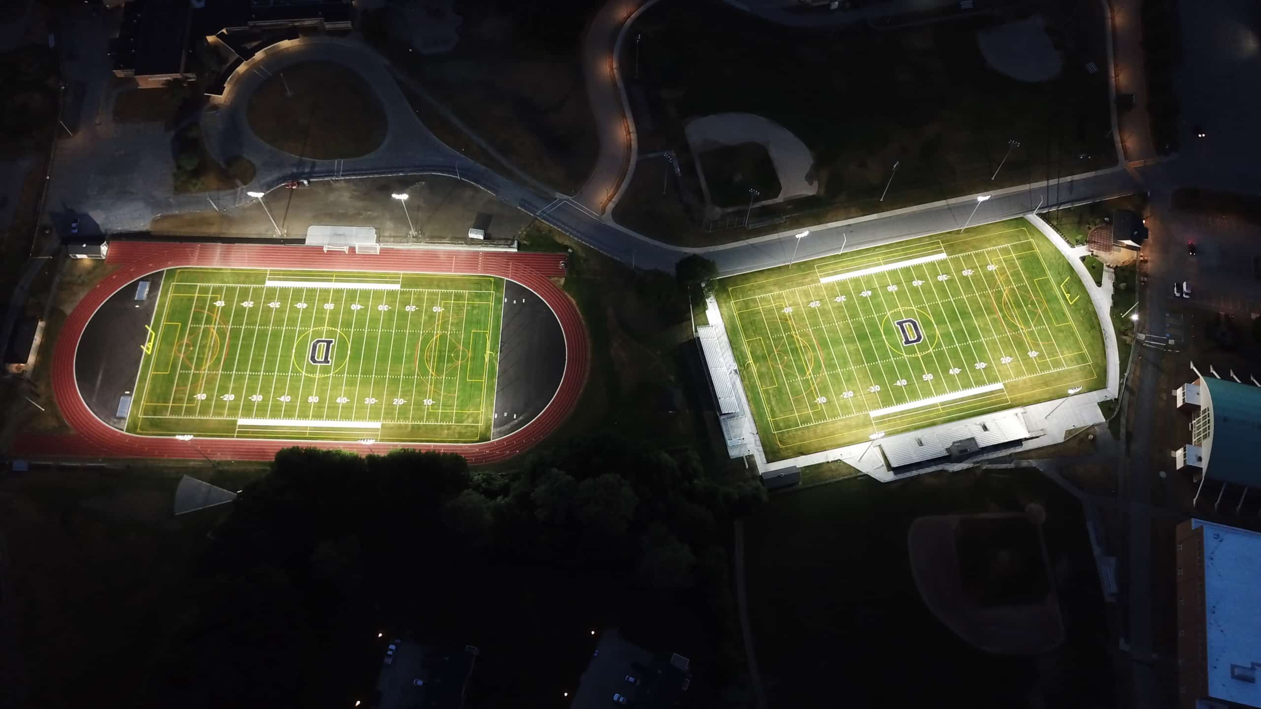 Dracut High School Techline Sports Lighting